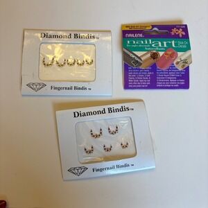 Diamond Bindi Nail Art Stickers Decals & Stick‎ On Gems for Fingernails